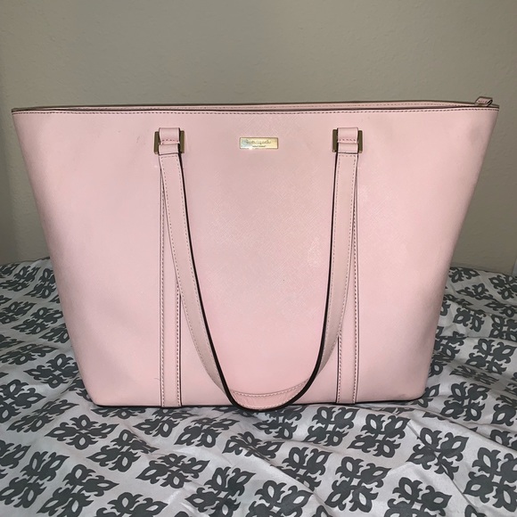 Kate spade large tote bag soft pink - Picture 1 of 8
